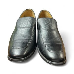 Cole Haan Men 10M Black Loafers Leather Formal Work Shoes